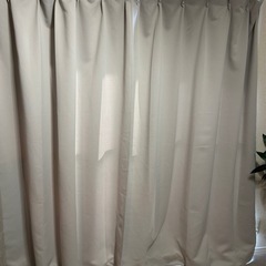 カーテン　グレー　