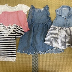 女の子　夏服　古着　90-110 33点の画像