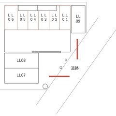 ～仲介手数料0円！●バイク月極駐車場●八尾市東弓削●ニリーン東弓削●8,800円～ - 賃貸（マンション/一戸建て）