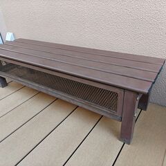 【無料】ミニベンチ、玄関ベンチ、ステップ、収納付き【配送可能】の画像