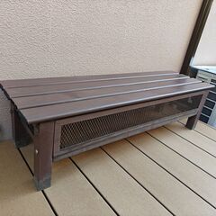 【無料】ミニベンチ、玄関ベンチ、ステップ、収納付き【配送可能】