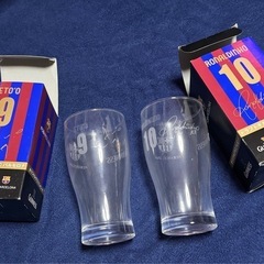 ドラフトギネスxFCバルセロナ　ビールグラスの画像