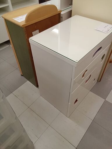 ☆ジモティ割あり☆ チェスト ホワイト H74×D42×W60 クリーニング済み TC2642 (リユース千葉中央店)  浜野の収納家具《タンス、衣類収納》の中古あげます・譲ります｜ジモティーで不用品の処分