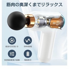 【新品】【10000円引き!】話題の高級筋膜リリースガン(マッサージ器)の画像