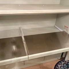 お取引予定者決定❗️
【パモウナ】食器棚 120cm幅 キッチンボード の画像