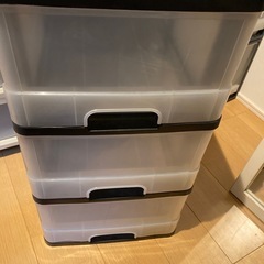 衣装ケース3段引き出し