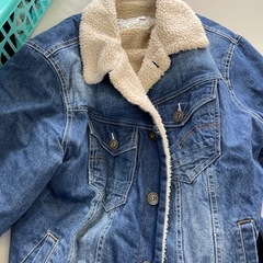 デニムジャケット、XL大変あったかい