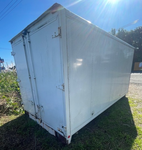 「決まりました」物置、倉庫、コンテナ