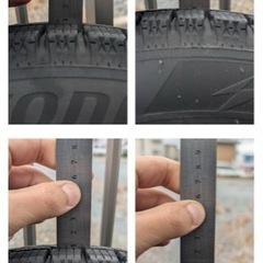 【美品】ホイール付きスタッドレスタイヤ4本セットの画像