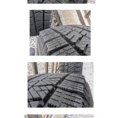 【美品】ホイール付きスタッドレスタイヤ4本セットの画像