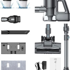 掃除機 水拭き コードレス掃除機 45000Pa 強力吸引