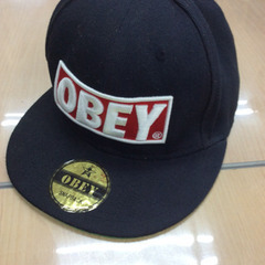 ★ OBEY　キャップ　黒　スナップバック　オベイ　メンズ　レディースの画像