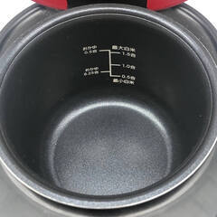ss7247　D＆S コンパクトライス＆フードクッカー DS.8700 レッド 元箱入り Design＆Style ミニ炊飯器 赤 1.5合 電気調理 小型 炊飯ジャー 一人暮らし 炊飯器 中古の画像