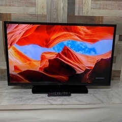 即日受渡❣️シャープ40型液晶テレビクリアな映像再現、裏番組録画可19500円