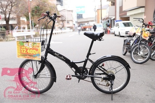 折りたたみ自転車　ギア付きオートライト
