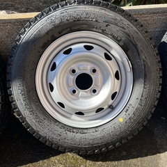 軽自動車スタッドレス　バリ山　DUNLOP WINTERX 14...