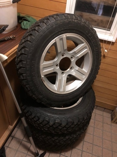 ジムニー純正サイズ！スパイクタイヤ！
