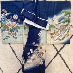 【男の子】初着 産着 お宮参り着物 （長襦袢付）の画像