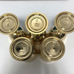☆金杯 5点セット 24KGP レトロ アンティーク 縁起物 長期保管 中古(NF250130)533-27(40)の画像