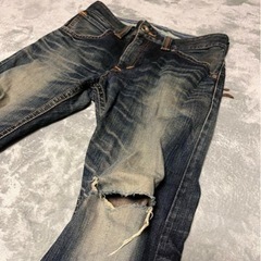 エドウィン　ヴィンテージシリーズ　ストレートジーンズ　裾カット無し　30インチ　古着【現地渡し限定】の画像