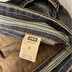 エドウィン　ヴィンテージシリーズ　ストレートジーンズ　裾カット無し　30インチ　古着【現地渡し限定】の画像