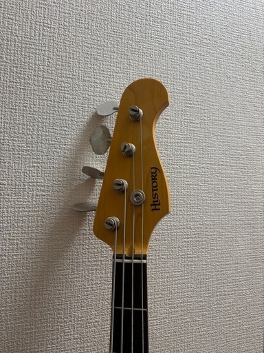 History GH-BJ4 V/C 3TS 純正ハードケース付 history エレキベース