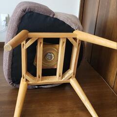 【値下げ中】回転式ダイニングチェア　2脚セットの画像
