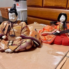 二人飾り雛人形セット