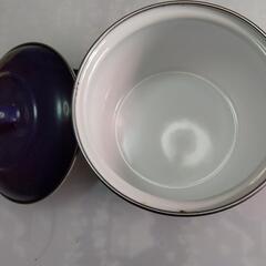 新品　お一人様ホーロー 両手鍋の画像