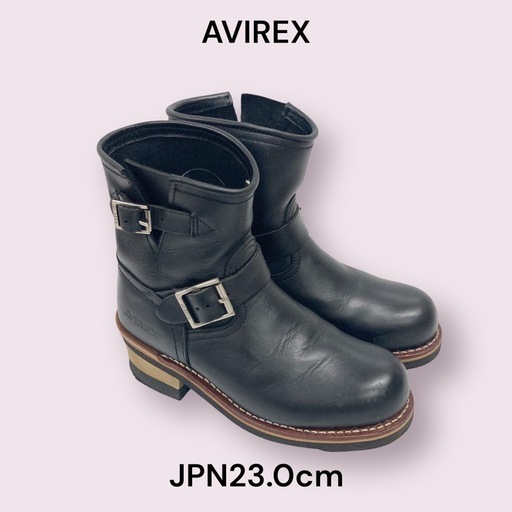AVIREX レディース エンジニアブーツ 23cm US5