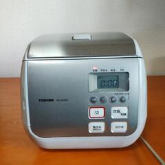 TOSHIBA 炊飯ジャー  グレー色 炊飯器