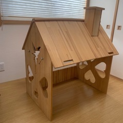 自作 ペット小屋収納　おもちゃ収納