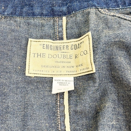 THE DOUBLE RL ENGINEER COAT XS ダブルアール エル