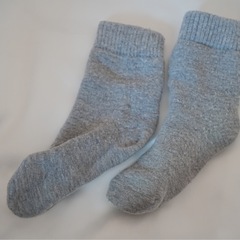 グレー靴下
