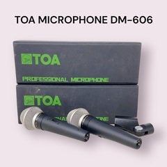 【2個SET】TOA DM‐606 プロフェッショナルマイク 箱付