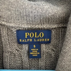 POLO RALPH LAURENセーター綿100%男子120？の画像