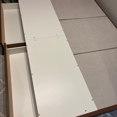 ニトリ　ダブルベッド　マットレスセットの画像