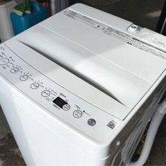 札幌市内配送可 【6ヵ月保証付き】 美品 24年製 Haier ハイアール 4.5kg 全自動洗濯機 BW-45A-W