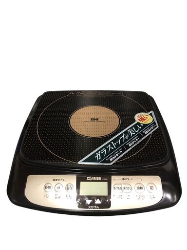 25R034 ジ3 ZOJIRUSHI 象印 IH調理器 クリーンクッカー EZ-FS35 取扱説明書付き 1口クッキングヒーター 中古品