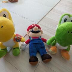 【美品】マリオ　ヨッシー　ぬいぐるみ　特大　スーパーマリオ　任天...