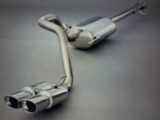 150系プラド　ガナドールスクエアスパイラル型マフラー