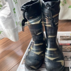 22cmキッズ長靴　レインシューズの画像