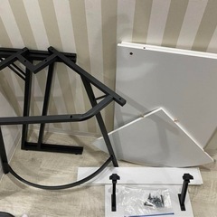 予定者決定L字デスク　白　取りにこられる方のみの画像