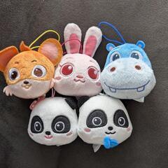 (411)【¥ 1,250】(美品)BabyBus マスコット 5種