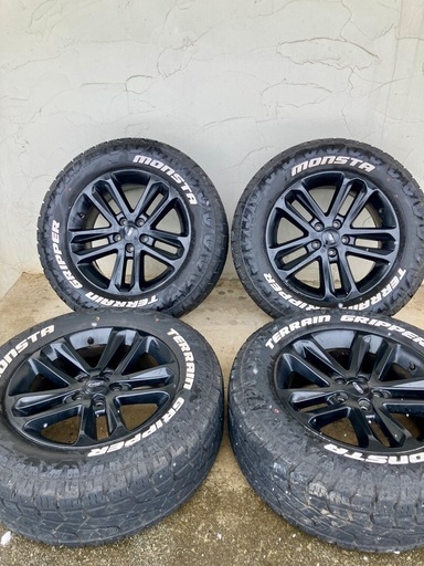265/60R-18 MONSTA TERRAIN GRIPPER  フォードエクスプローラー純正ホイール　4本セット