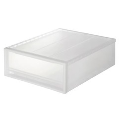 無印良品 ポリプロピレンクローゼットケース小4個セット 幅４４×奥行５５×高さ１８ｃｍ  の画像