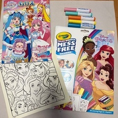 プリキュア　ぬりえ、プリンセス
