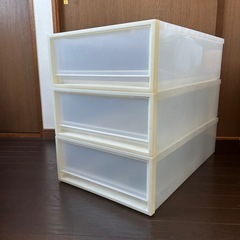 【無印良品】ポリプロピレン衣装ケース　小　3個セット