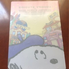 クリアファイル　SNOOPY USJ NISSAYの画像