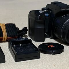KONICA MINOLTA α Sweet DIGITAL SAL1855 レンズ 新品バッテリx2 正常動作品の画像